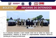 SSPC y FIRT Olmeca detienen a policía activo por delitos contra la salud.