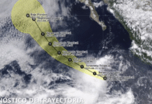 Depresión Tropical Diez-E sorprende al Pacífico y se convertirá en Tormenta.