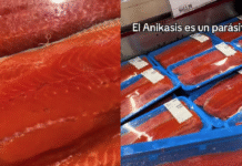 Hallan parásito vivo en filete de salmón en tienda famosa.