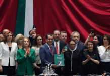 Alito Moreno enciende la tribuna tras entrega del Informe Sheinbaum.