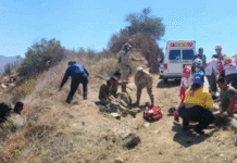 Accidente militar en Baja California deja un fallecido y varios heridos.
