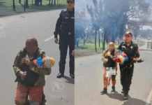 (VIDEO) Escudo Humano: Alicia, la abuela que desafió al fuego en Iztapalapa.