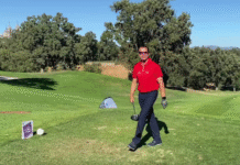 Peña Nieto reaparece en torneo de golf benéfico en España.