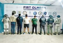 Capturan a extorsionadores hondureños en Francisco Villa.