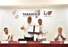 DIF Tabasco y FGE unen fuerzas para blindar derechos de niñas, niños y adolescentes.
