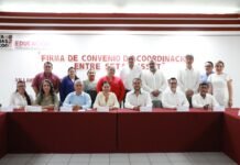 SETAB e ISSET suman fuerzas por la primera infancia en Tabasco.