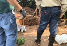 Restos de hombre encontrados en fosa clandestina en Fraccionamiento Bicentenario, Tabasco.