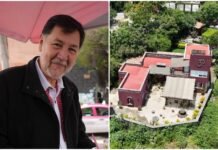 Finca de Fernández Noroña sufre robo en Tepoztlán.