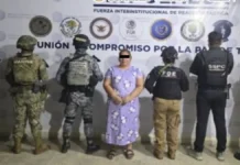 Autoridades federales y locales desmantelan célula de secuestradoras y extorsionadoras en Tabasco.