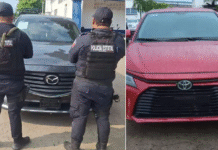 Recupera SSPC dos vehículos robados en Centro como parte del Plan de Contención del Delito.