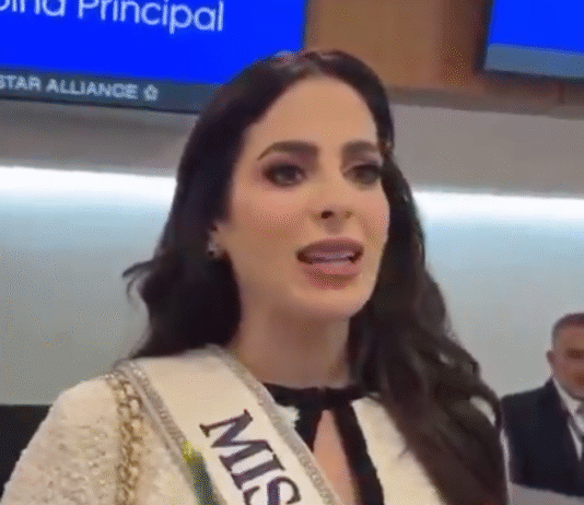 (VIDEO) Fátima Bosch vuela a Miss Universo.