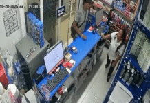 (VIDEO) Asalto a farmacia en Pomoca queda registrado; sujeto detenido.