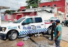 Policía vial atropella y mata a mujer de la tercera edad.