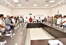 Gobierno de Tabasco intensifica medidas preventivas ante lluvias y posibles desbordamientos.