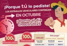 Gobierno del Pueblo amplía incentivos fiscales del programa “¡Ponte al Día Choco!” hasta el 31 de octubre.