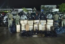 Caen 41 y aseguran más de 600 kilos de marihuana en 36 horas.