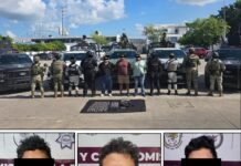 Operativo en Dos Montes: cuatro detenidos por drogas y armas.