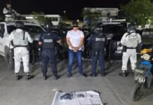 Capturan en Gaviotas Norte a joven por presunto delito contra la salud.