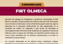 COMUNICADO FIRT OLMECA.