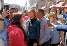 (VIDEO) Sujeto intenta besar a Sheinbaum.