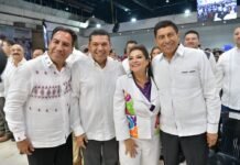 Mandatarios alaban primer informe de May y ratifican apoyo federal y regional.