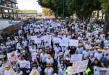 Uruapan se levanta contra la violencia.