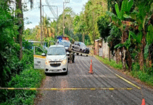 Pareja ejecutada dentro de taxi en Buenavista.