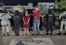 Desmantelan peligrosa pareja narcomenudista en villahermosa.