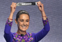 Presidenta mexicana lidera sorteo mundialista en Grupo A.