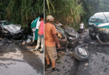Accidentes viales dejan daños y heridos en Cunduacán y Tacotalpa.