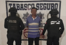 Intentó huir y fue detenido con droga en Comalcalco.