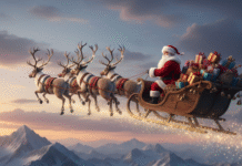 Santa Claus inicia su recorrido navideño en el mundo.