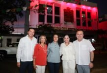 Aurora raleigh enciende el espíritu navideño en Tabasco.