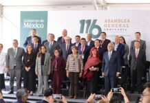 Javier May participa en la Asamblea del IMSS e inauguran Hospital Regional No. 36.