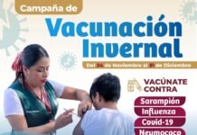 Campaña de Vacunación Invernal en Tabasco.