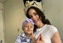 Fátima Bosch cumple promesa y regresa al Hospital del Niño.
