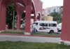 Viralizan discusión entre choferes de combi en Bicentenario.