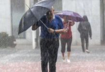 Protección Civil prevé frente frío con lluvias moderadas.