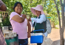 Salud activa cercos sanitarios y vacunación ante sarampión en Tabasco.
