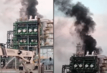 Conato de incendio en Dos Bocas es controlado por Pemex.