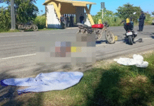 Adulto mayor muere en choque de motocicletas Huimanguillo.