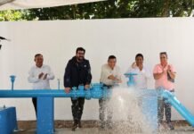 Nuevos pozos garantizan agua potable a miles tabasqueños.