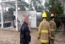 Cateo de FGR asegura gas L.P. en Nacajuca.