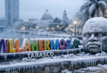 Frente frío intensifica bajas temperaturas en Tabasco.