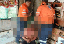 Violenta discusión de pareja deja dos heridos.