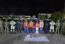 Caen cuatro presuntos delincuentes tras operativo en Luis Gil Pérez.