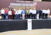 Tabasco respalda soberanía nacional y liderazgo de Claudia Sheinbaum.