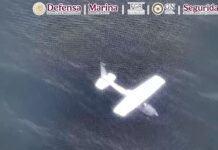 Aseguran avioneta con tonelada de cocaína en Oaxaca.