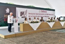 Gobierno del Pueblo destaca compromiso del Ejército Mexicano.