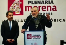 Adán Augusto renuncia a coordinación de Morena en Senado.